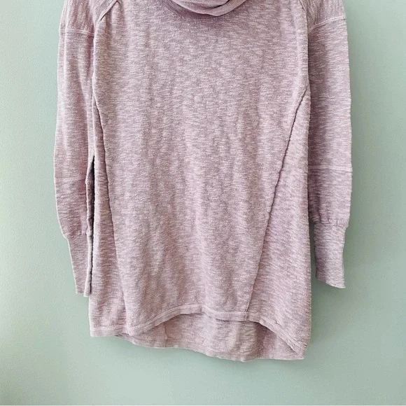 if it were me Long Sleeve Cowl Neck Top Pink Sz Small - Picture 3 of 8
